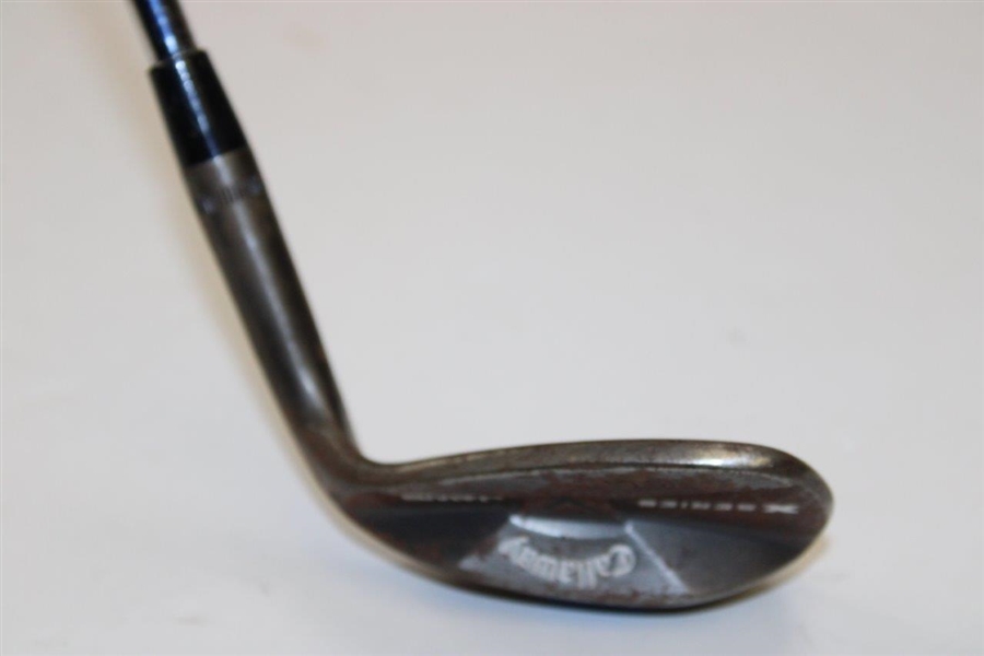 Bernhard Langer's Personal Match Used Callaway X Series Jaws B.L. 60 Degree Lob Wedge