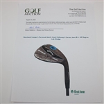 Bernhard Langer's Personal Match Used Callaway X Series Jaws B.L. 60 Degree Lob Wedge