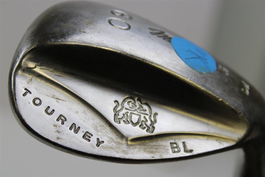 Bernhard Langer's Personal Match Used MacGregor Tourney B.L. DW 60 Degree Lob Wedge