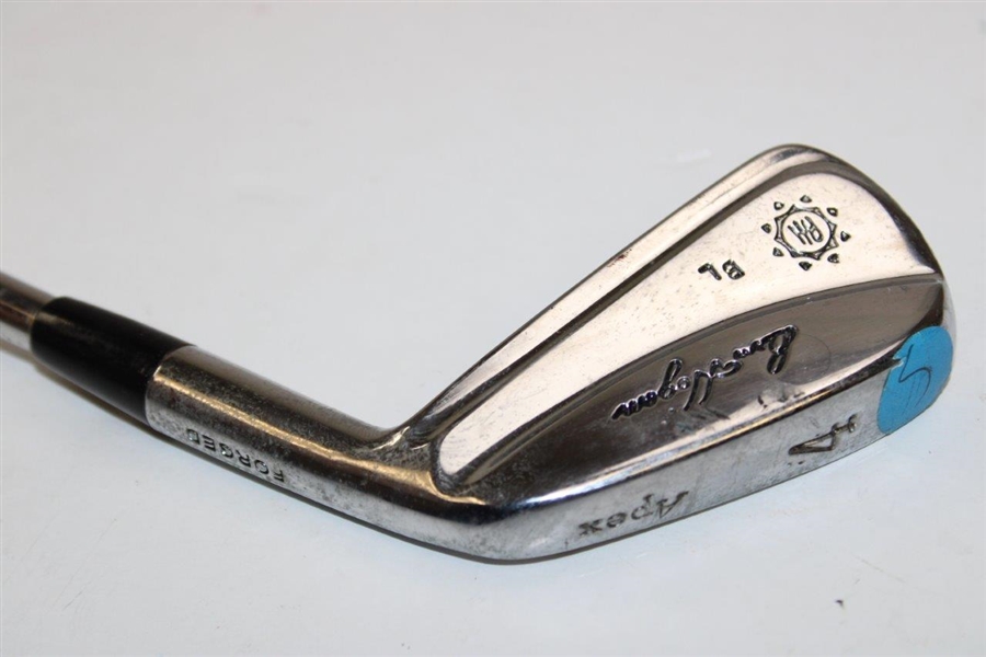 Bernhard Langer's Personal Match Used Ben Hogan Apex BL 4 Iron