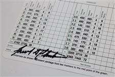 Frank 'Toledo Strongman' Stranahan & Annika Sorenstam Signed ANGC Scorecards JSA ALOA