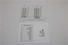 Frank 'Toledo Strongman' Stranahan & Annika Sorenstam Signed ANGC Scorecards JSA ALOA