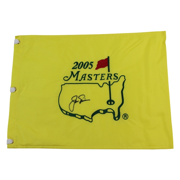 Jack Nicklaus Signed 2005 Masters Tournament Embroidered Flag - Final Masters JSA ALOA