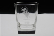 Grand Slam Champion Ltd Ed Crystal Rocks Glasses in Orig. Book Case - Nicklaus, Hogan, Sarazen & Player
