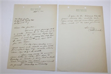 Henry 'HG' Picard Signed 1935 Handwritten Letter to George Jacobus on Hershey CC Letterhead 9/3 JSA ALOA