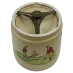Carlton Ware Far & Sure Ceramic Barrel with Lid - W&R Stoke on Trent