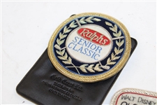 Fourteen (14) Assorted Tournament Crests - AT&T Pebble, Honda, NEC & others