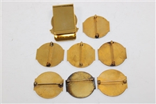 Eight (8) PGA Championship Contestant Badges - 1941, 1944, 1946, 1949-1951, 1953 & 1986