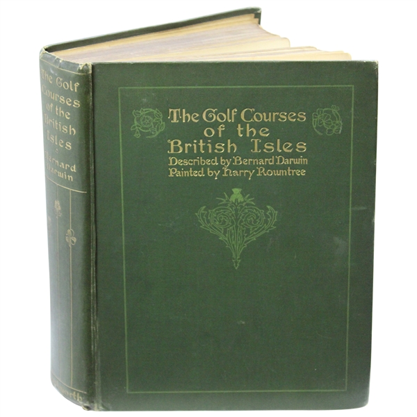 1910 'The Golf Courses of the British Isles' Book by Darwin/Roundtree