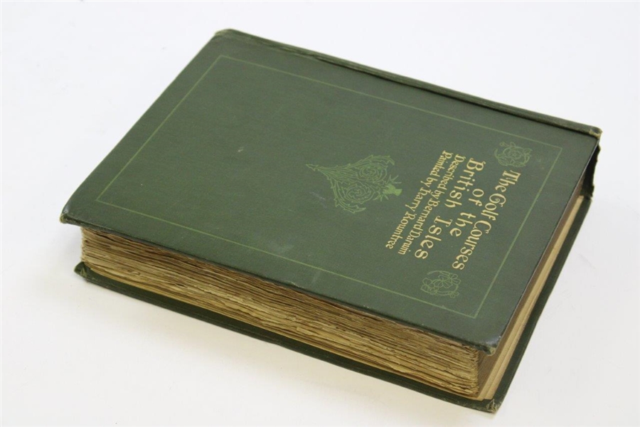 1910 'The Golf Courses of the British Isles' Book by Darwin/Roundtree