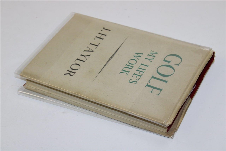 1943 'Golf My Lifes Work' Book by J.H.Taylor Book