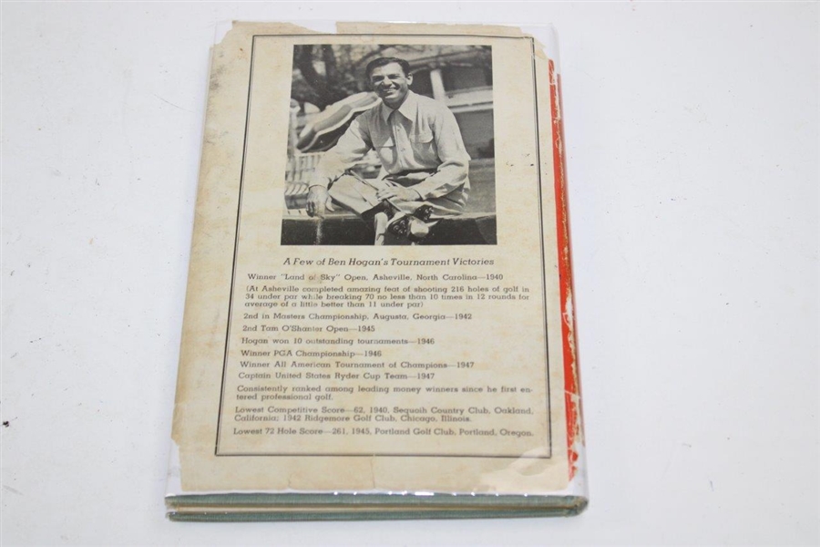 Ben Hogan Signed 1948 'Power Golf' Book with Dust Cover JSA ALOA