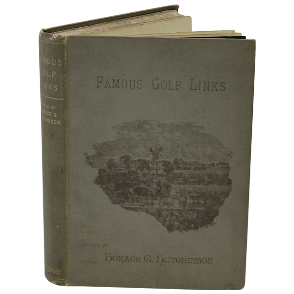 1891 Famous Golf Links Book by Horace G. Hutchinson