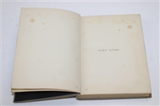 1891 'Famous Golf Links' Book by Horace G. Hutchinson