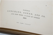 1891 'Famous Golf Links' Book by Horace G. Hutchinson