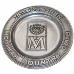 1975 US Open at Medinah Country Club Pewter Plate