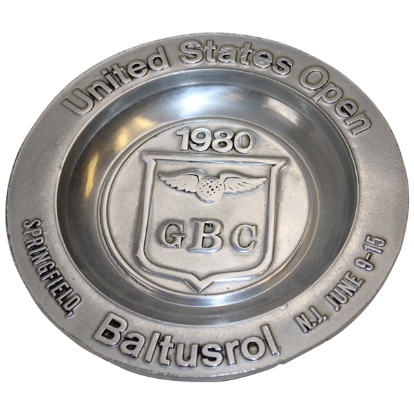 1980 US Open at Baltusrol Pewter Plate - Jack Nicklaus Win