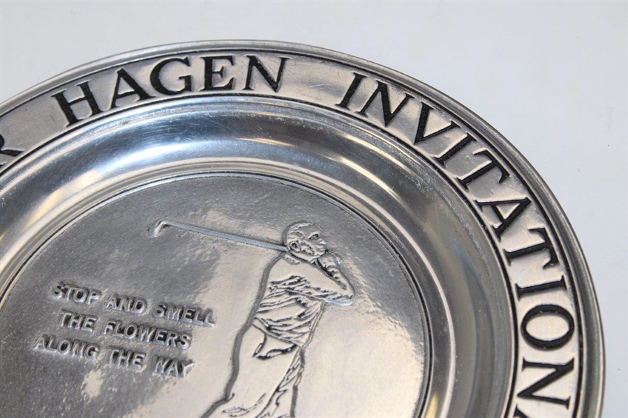 1979 Walter Hagen Invitational Pewter Plate
