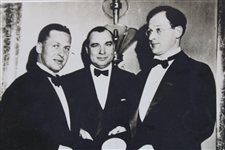 Bobby Jones, Avery Brundage & H.H. Ramsey Present Sullivan Medal 1931 Wire Photo