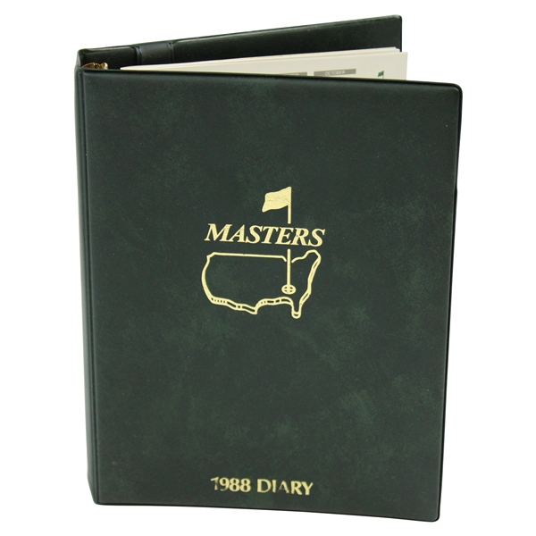 1988 Masters Golf Tournament Diary Planner with Calendar, Photos, & other