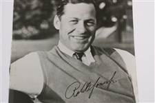 Re-print Bobby Jones Wire Photo with Printed Signature - Unknown Handwriting on Verso