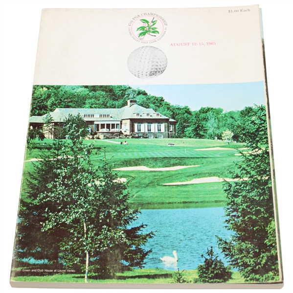 1965 PGA Championship at Laurel Valley Golf Club Official Program