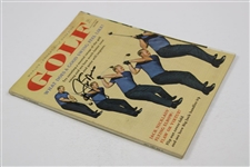 Jack Nicklaus Signed 1967 Golf Swing Sequence Magazine