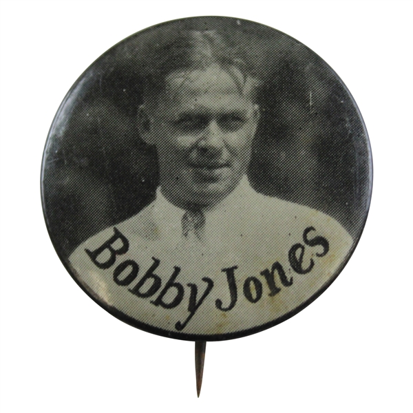 Bobby Jones Pin Back Button circa 1925