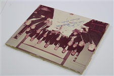 Herman Keiser Signed 1960 Masters Dinner Photo - Matted JSA ALOA