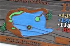 TPC Sawgrass Players Stadium 17th Hole Hole In One Award Plaque
