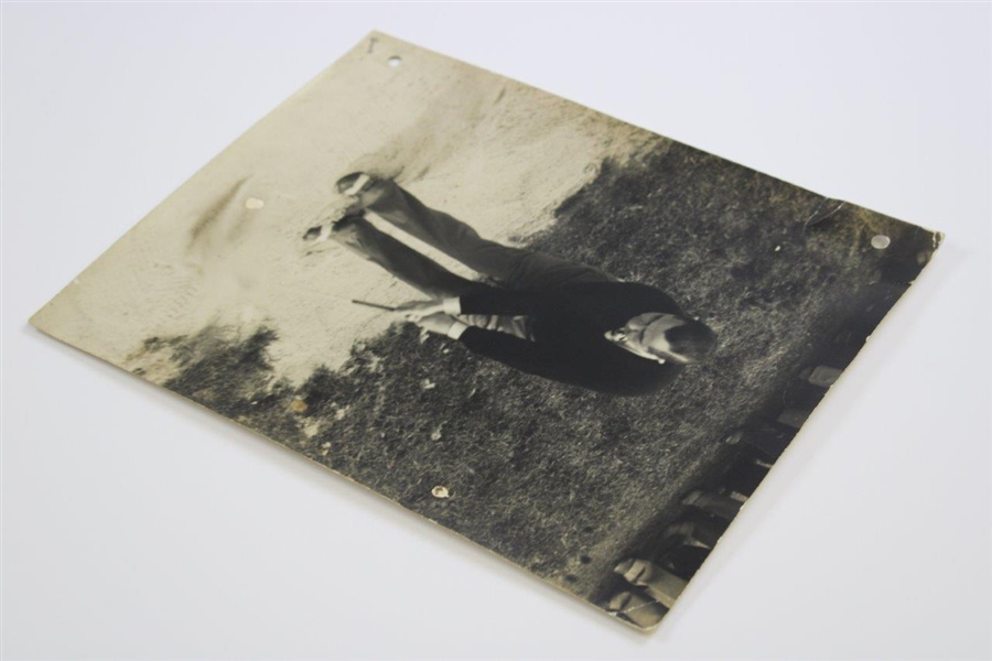 Walter Hagen Double Weight Photo Bunker Shot at Mayfield C.C. by Photographer Bruce