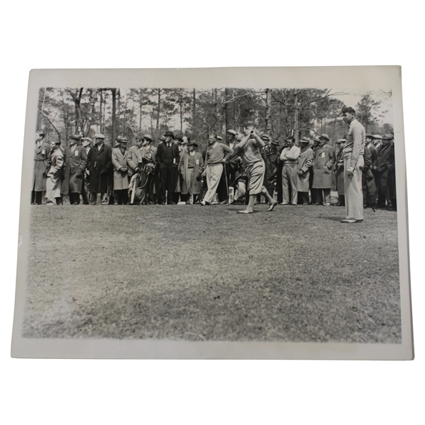 1935 Walter Hagen Match Play Press Photo