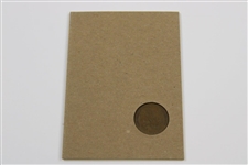 Walter Hagen 1929 Authenticated Ink Lincoln Wheat Penny Card