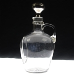 c.1900 Reed & Barton Whiskey Decanter w/Sterling Silver Thistle Stopper