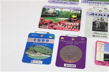 1998-2012 Masters Tournament SERIES Badges