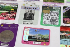 1998-2012 Masters Tournament SERIES Badges