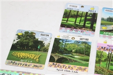 1998-2012 Masters Tournament SERIES Badges