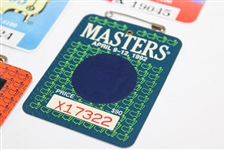 1990-1996 Masters Tournament SERIES Badges
