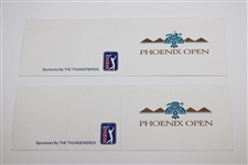 Watson/Furyk/Daly & Leonard Signed 1998 Match Used Official Phoenix Open Scorecards