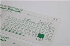 Woosnam/Olazabal/Azinger & others Signed 1998 Signed Matched Used Freeport McDermott Scorecards