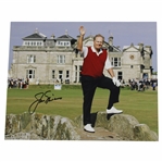 Jack Nicklaus Signed 8x10 Farewell from the Swilcan Bridge Photo JSA ALOA