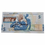 Jack Nicklaus Signed RBS 5 Pound Note JSA ALOA