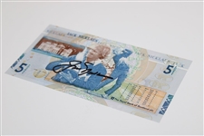 Jack Nicklaus Signed RBS 5 Pound Note JSA ALOA