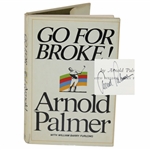Arnold Palmer Signed 1973 First Edition Go For Broke JSA ALOA