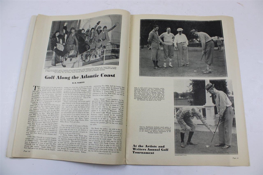 1931 Golfers Magazine Issue w/Walter Hagen on the Cover - March