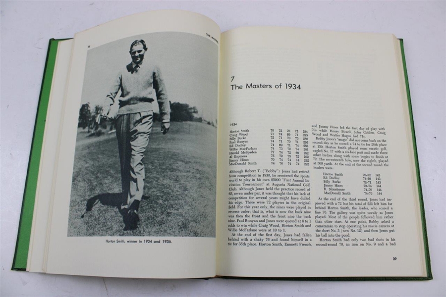 The Masters-Profile Of A Tournament' with Letter From Cliff Robert's Secretary