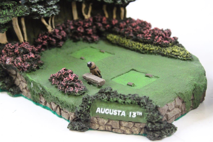 Augusta National 13th Hole Tee & Green Bookends