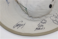 Speith, DJ, Fowler & others Signed Memorial Tournament Marshal Bucket Hat JSA ALOA