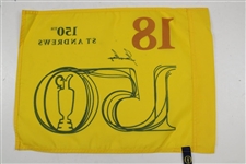Gary Player Signed 150th OPEN at St. Andrews Flag JSA ALOA