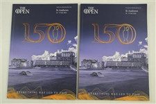 Two (2) 150th OPEN at St. Andrews Official Programs